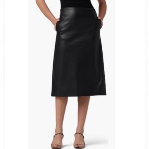 Joe's Jeans Black Midi Skirt
